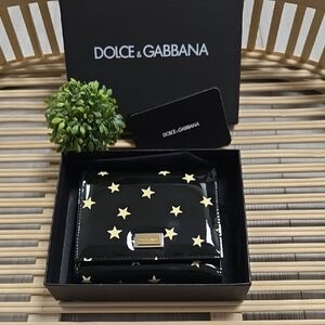 Dolce & Gabbana Black Patent Wallet